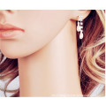 Suzhou Real Photo Elegant Crystal Beaded Pearl Necklace Ear Piercing Studs